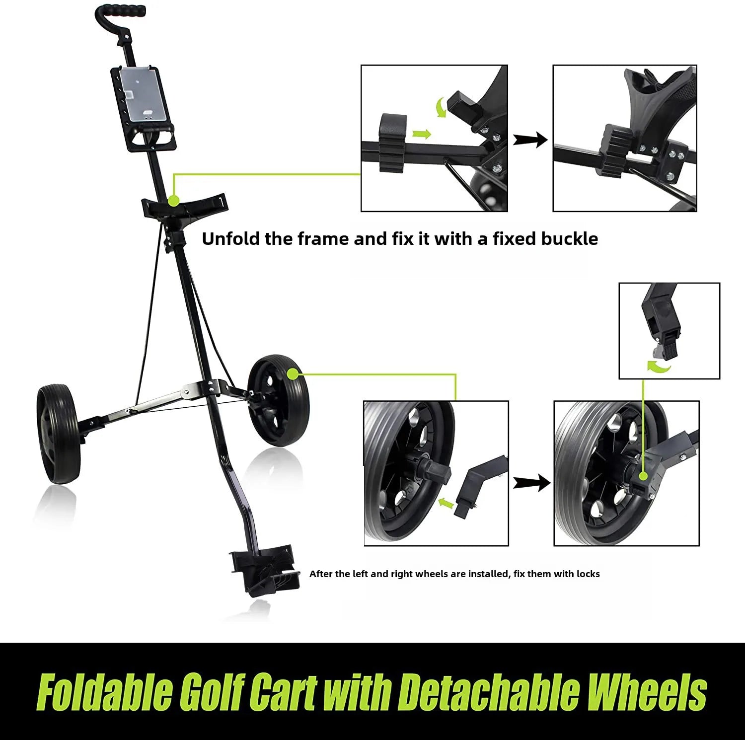 Portable 2-Wheel Golf Trolley