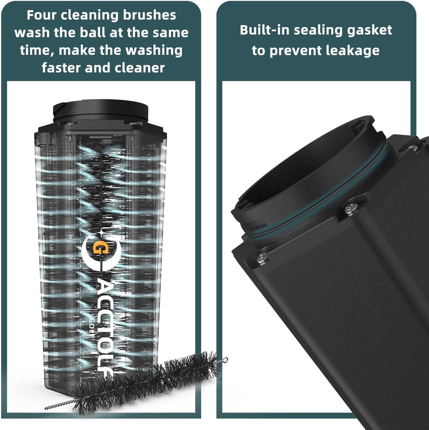 Portable Golf Balls Cleaner